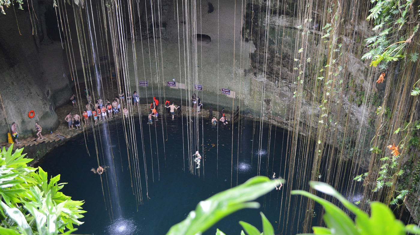 Ik kil Cenote in Mexico