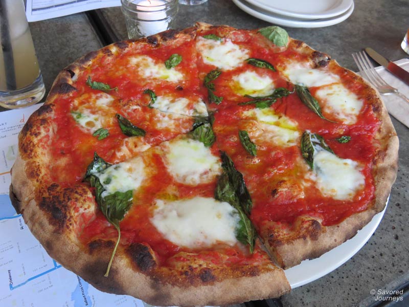 Margherita pizza from Delancey
