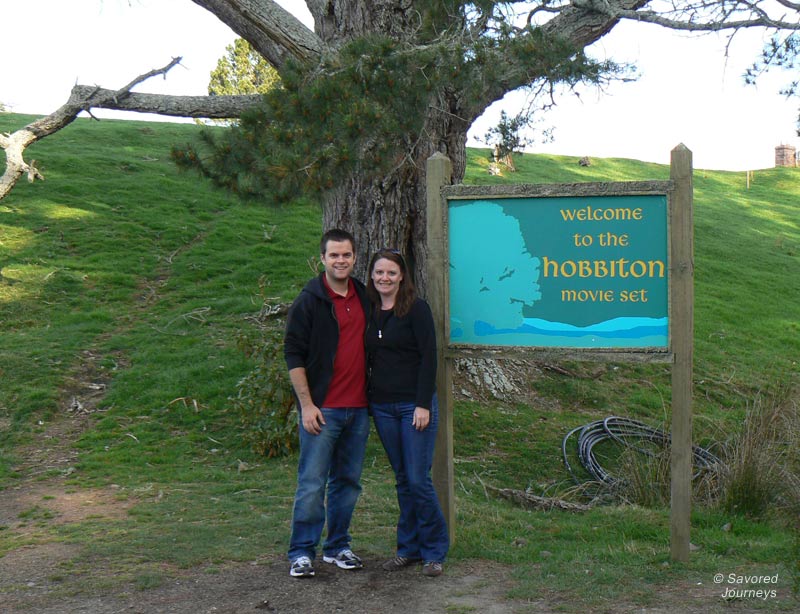 Visiting Hobbiton in New Zealand