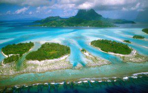 Seeing Bora Bora from the air