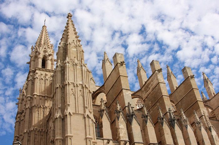 Palma Cathedral in Mallorca, Spain