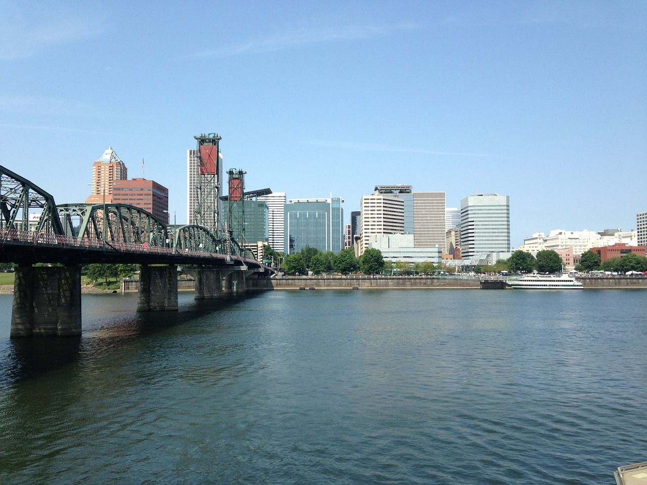 The skyline of Portland, Oregon