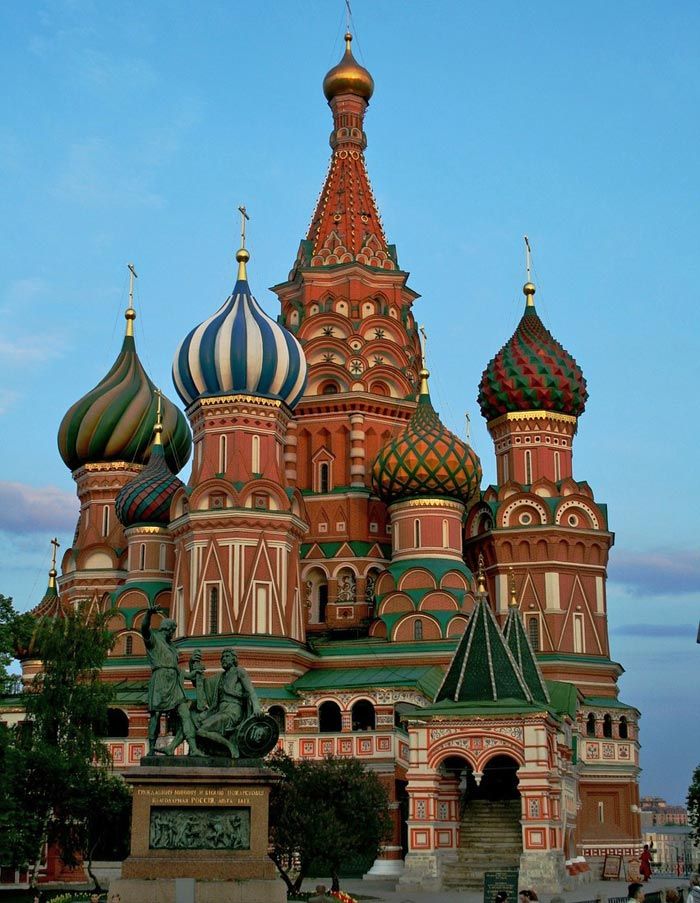 Saint Basil's Cathedral in Moscow, Russia - beautiful cathedrals
