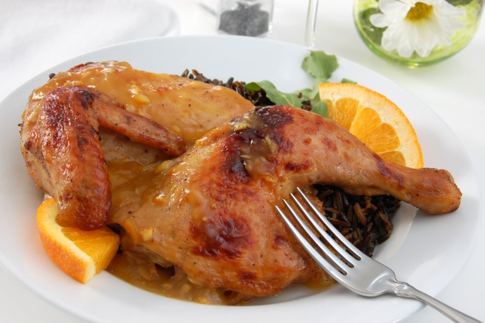 international dishes at home - duck a l'orange