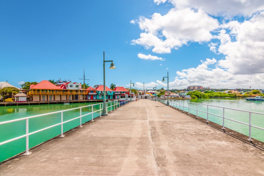 St. John's pier in Antigua