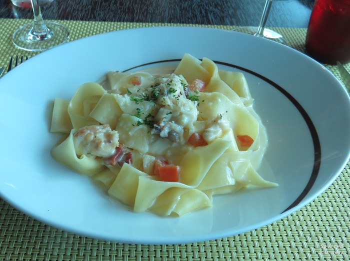 Why You Should Pay Extra For Specialty Dining on Celebrity Cruises 12 Creamy Lobster Papardelle
