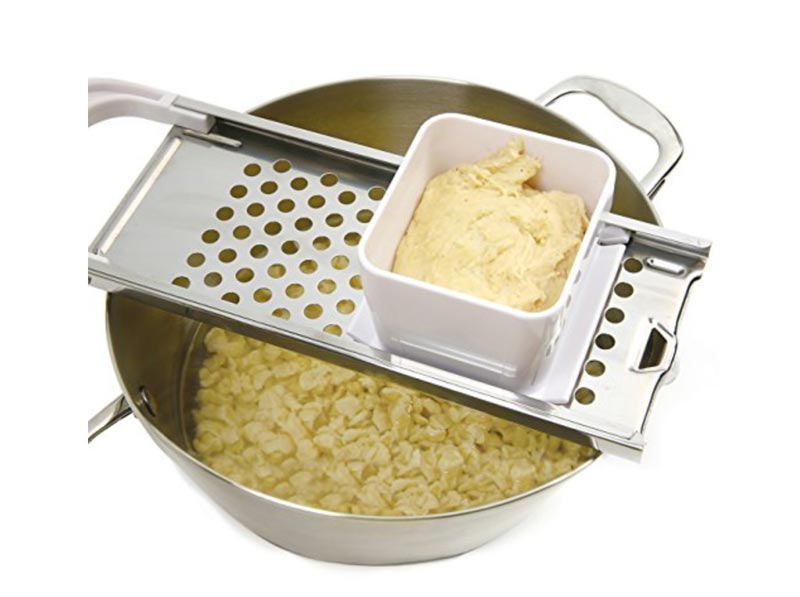 How to Make Schnitzel & Spaetzle 10 Spatzel maker