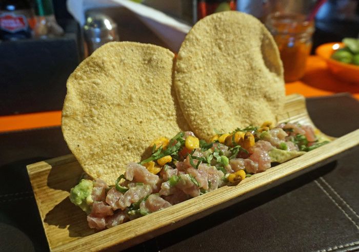 Tuna tartar from La Ahumadora in Mercado Roma