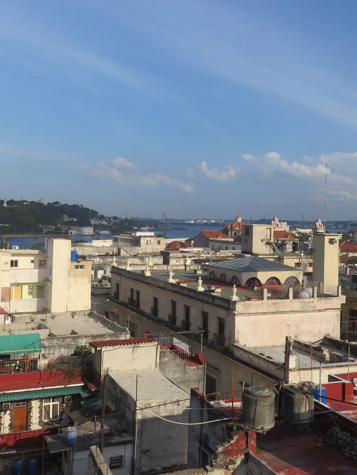 When staying in Havana, consider renting an AirBNB like this one, with a perfect view of the city.