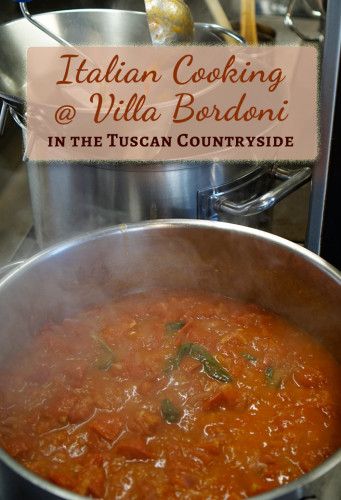 Learning to cook Italian food in the Tuscan countryside at Villa Bordoni