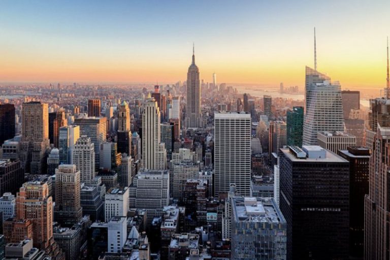 MANHATTAN NEW YORK GICLEE CANVAS ART PRINT POSTER