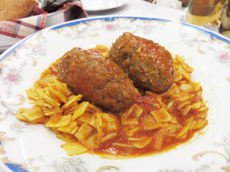 The Best Athens Food Tour with Greeking.Me 15 Soutzoukakia me Hilopitakia