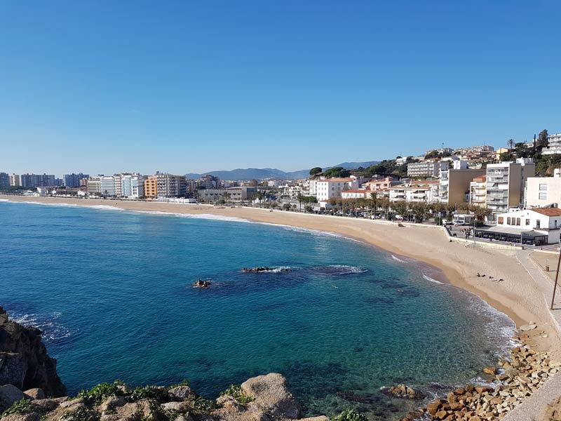 The Perfect 7-Day Costa Brava Itinerary (Spain) 8 Blanes from the rocks