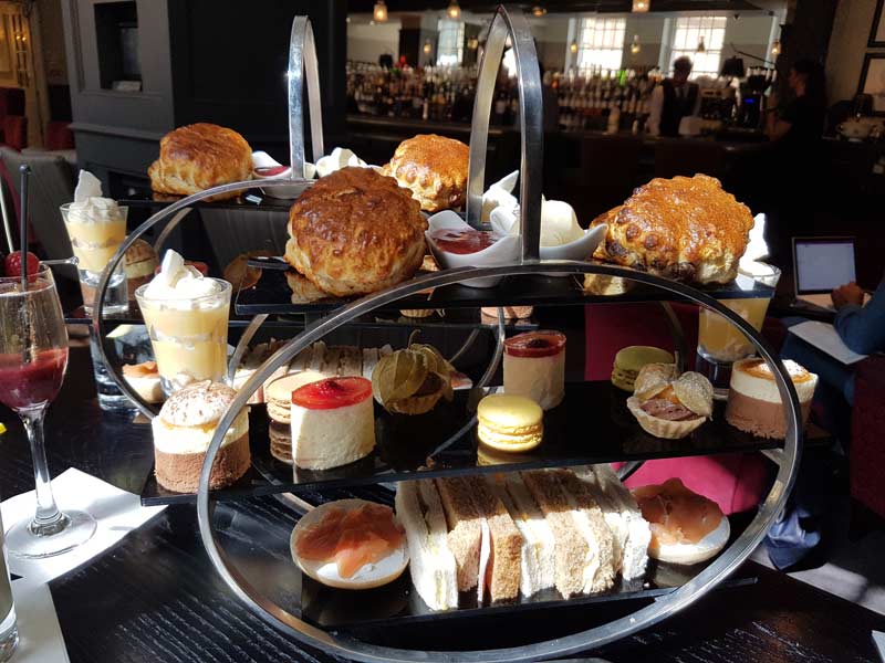 Afternoon tea at London Bridge Hotel