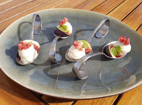 Canal Cruising in France Aboard a Luxury Barge 12 Figs with goat cheese