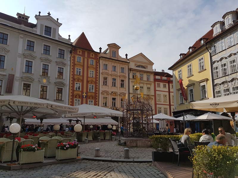 Prague's charming streets