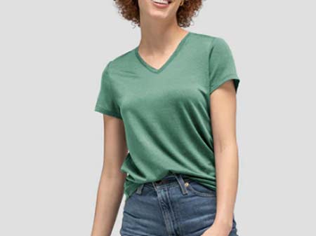 Comfortable and Stylish Travel Clothes for Women 8 Unbound Merino tshirt