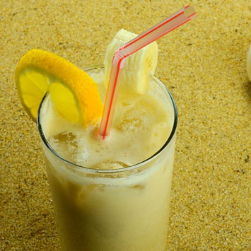 Banana Snowman cocktail