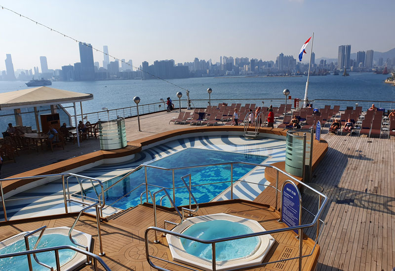 swimming pool on a cruise ship