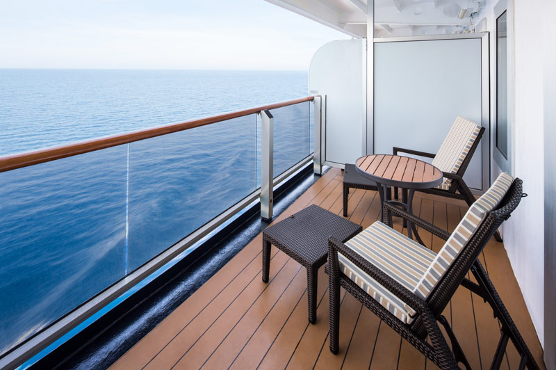 Holland America Cruises for First Timers 8 Verandah & Signature Suite balcony
