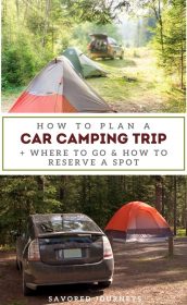 How to Plan a Car Camping Trip