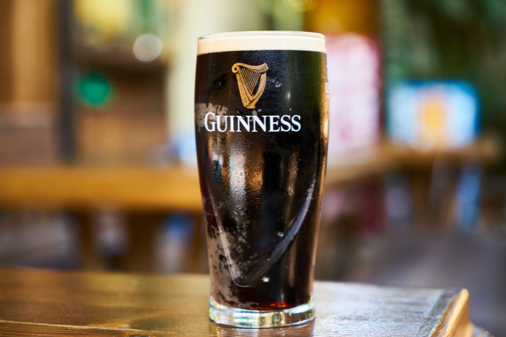 A glass of Guinness