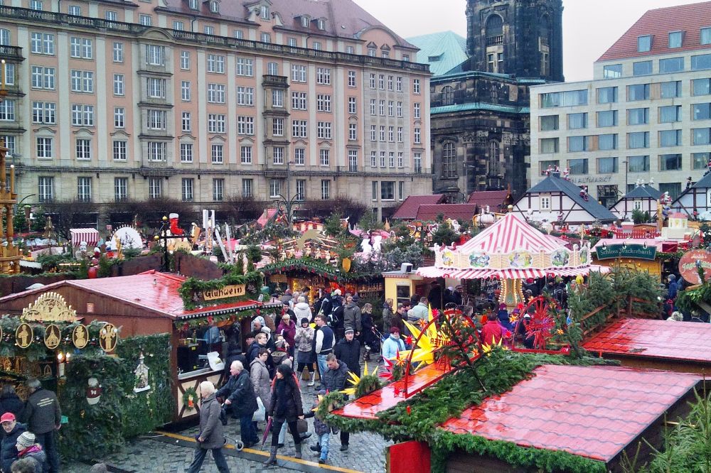 Christmas bazaar Dresden Germany