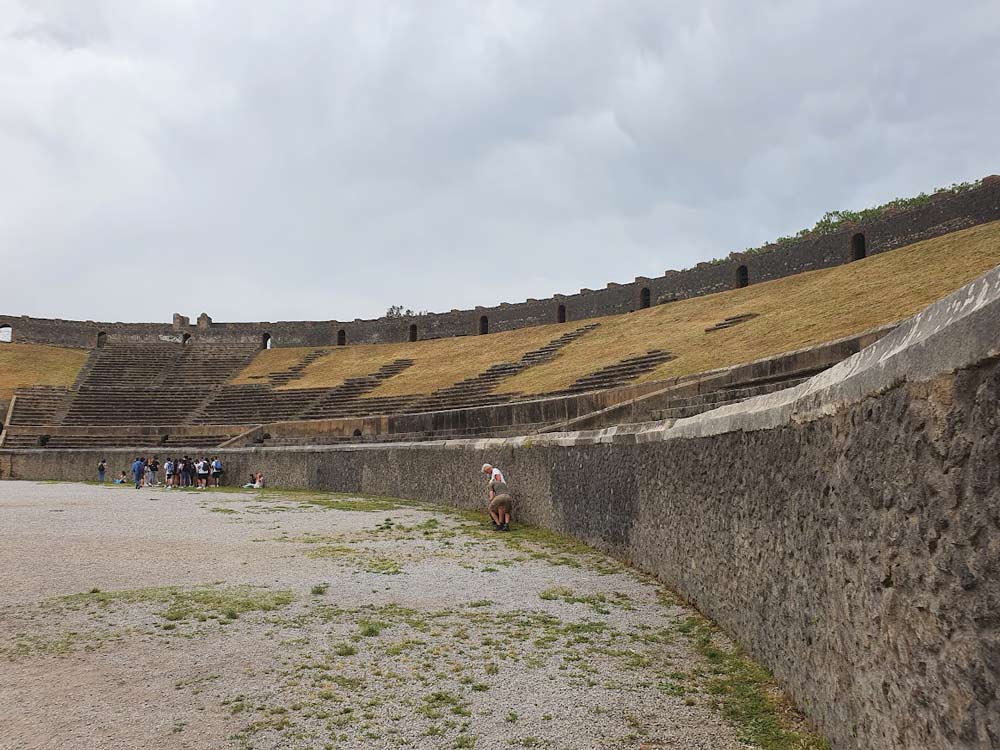 The amphitheater in Pompeii