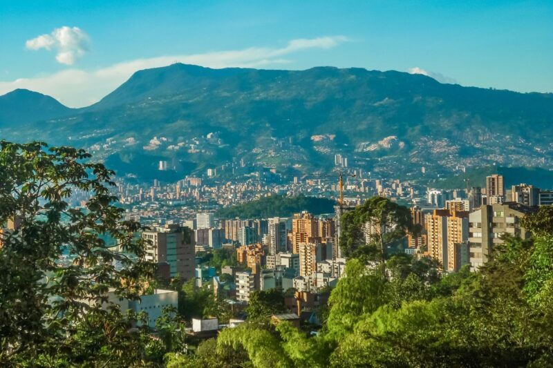 A view of Medellin in Columbia