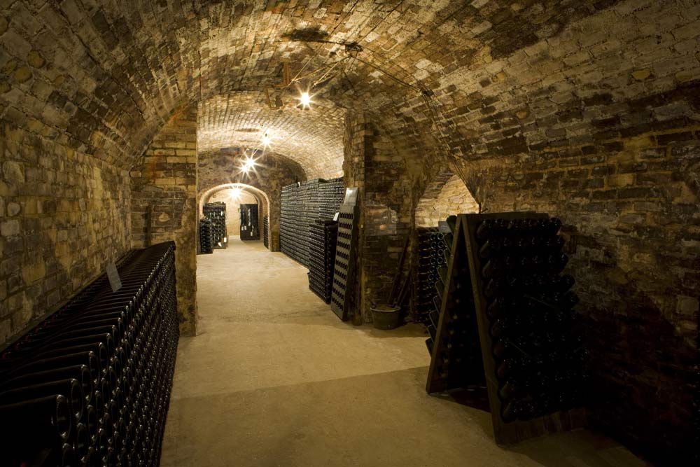 Champagne Cellar in Epernay