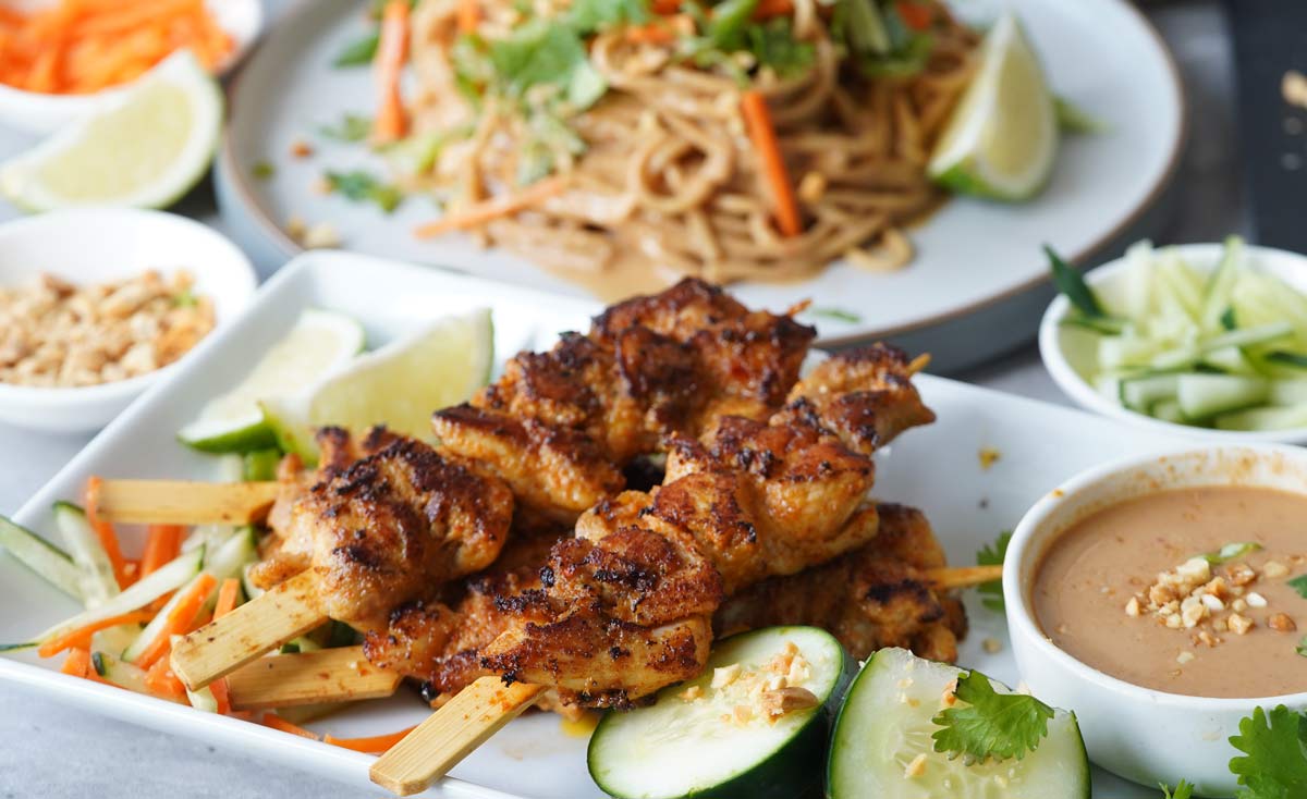thai chicken satay