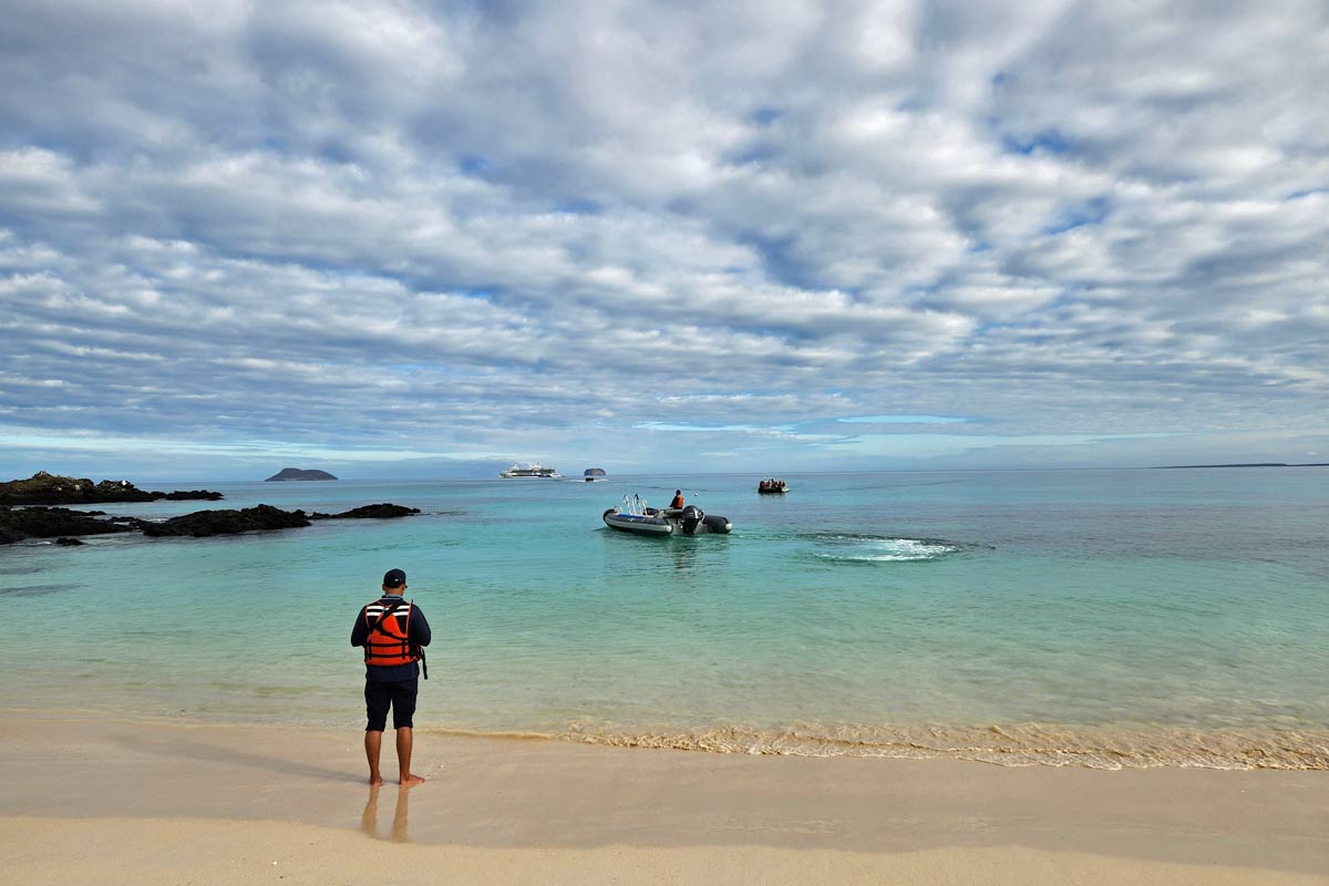 Visiting the Galapagos Islands Aboard Celebrity Flora 14 Island view