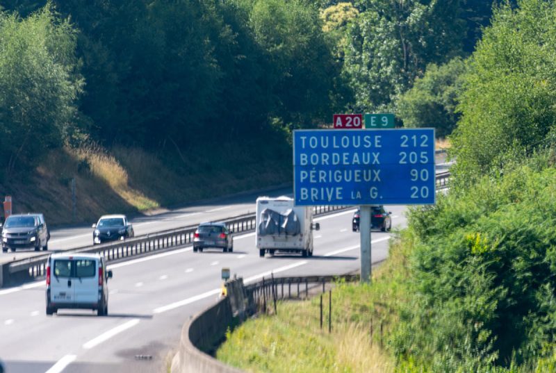 France distance signs