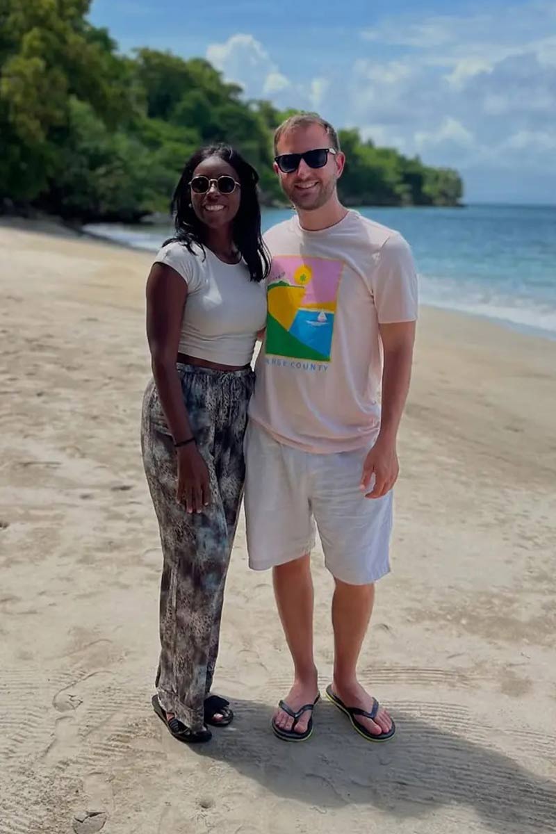 Eating Your Way Through the Dominican Republic 6 samana las galeras cove couple